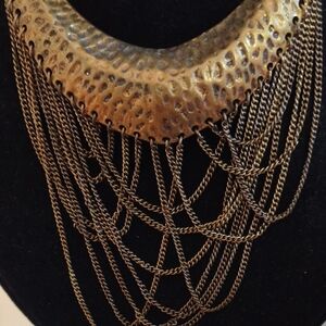mark. Bronze Chain Fringe Necklace